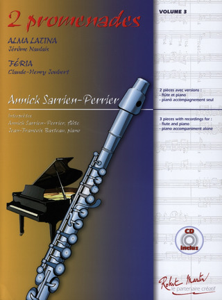 Annick Sarrien-Perrier - 2 (Deux) Promenades pour Flûte