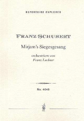 Franz Schubert - Mirjams Siegesgesang D942