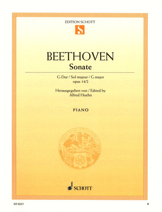 Ludwig van Beethoven - Sonate  G-Dur op. 14/2 (1799)