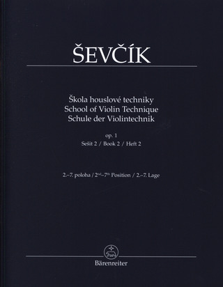 Otakar Ševčík - Schule der Violintechnik op. 1/2