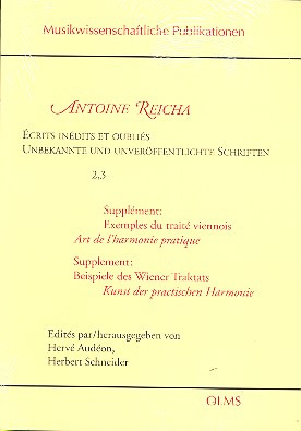 Anton Reicha: Unbekannte und unveröffentlichte Schriften 2,3