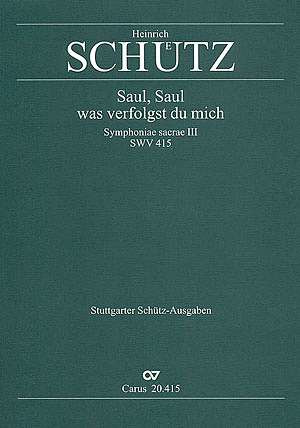 Heinrich Schütz - Saul, wilt thou injure me? SWV 415