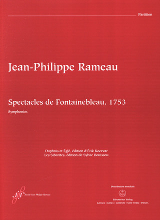 Jean-Philippe Rameau - Spectacles de Fontainebleau