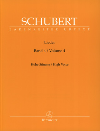 Franz Schubert - Lieder 4 (High Voice)