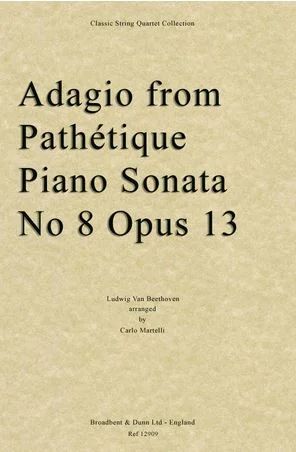 Ludwig van Beethoven - Adagio from Sonata Pathétique no.8 op.13