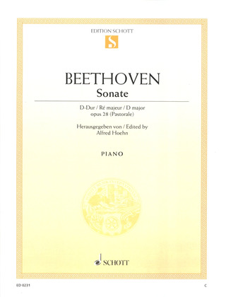 Ludwig van Beethoven - Sonate  D-Dur op. 28 (1801)