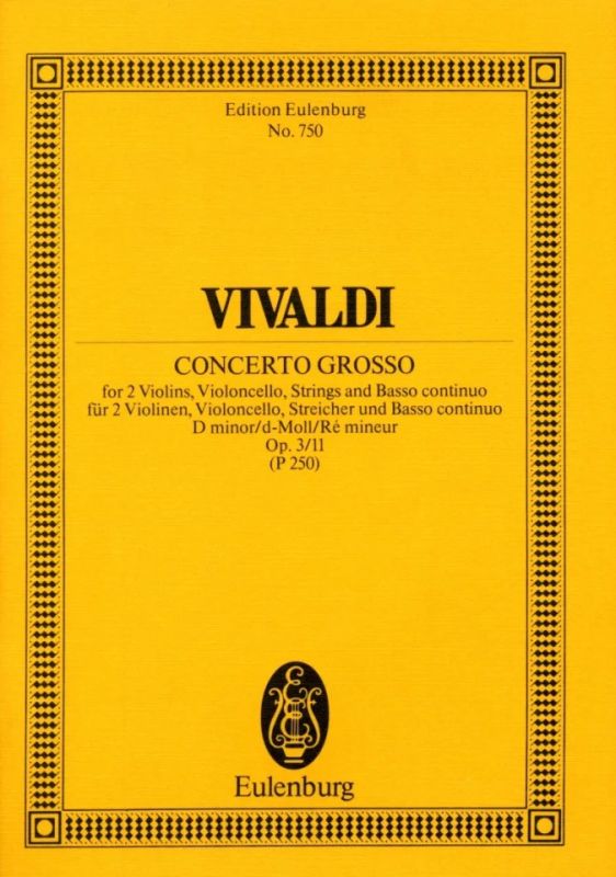 Antonio Vivaldi - L'Estro Armonico d-Moll op. 3/11 RV 565 / PV 250