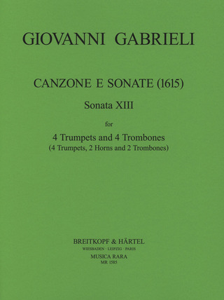 Giovanni Gabrieli: Canzone e Sonate Nr.13