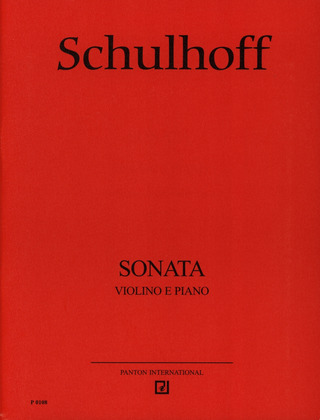 Erwin Schulhoff - Sonata op. 7 WV 24