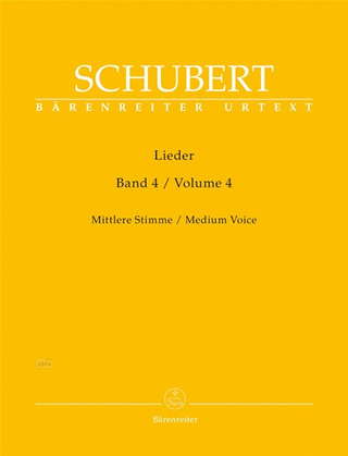 Franz Schubert - Lieder 4 – mittlere Stimme