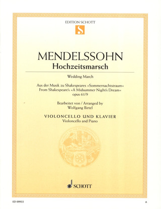 Felix Mendelssohn Bartholdy - Hochzeitsmarsch op. 61/9