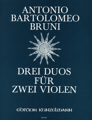 Bruni A. - Drei Duos concertants für 2 Bratschen
