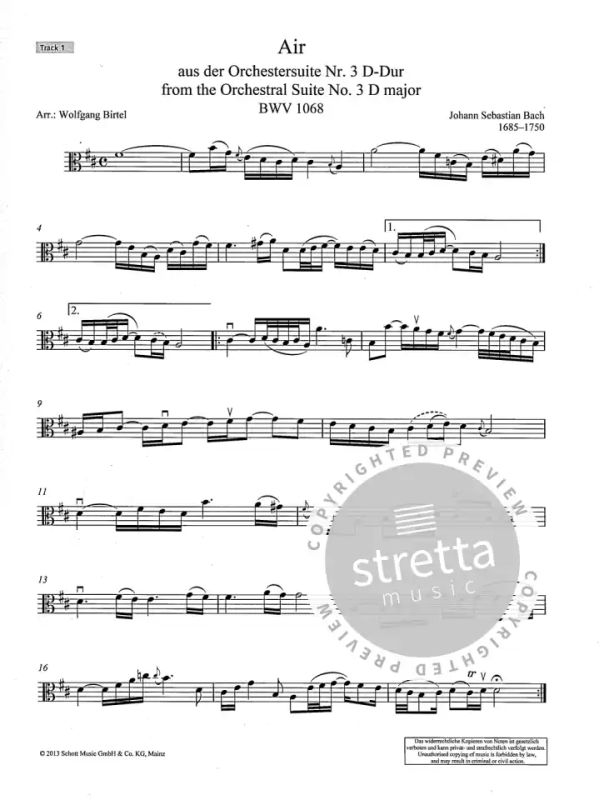 Beliebte Klassiker für Viola