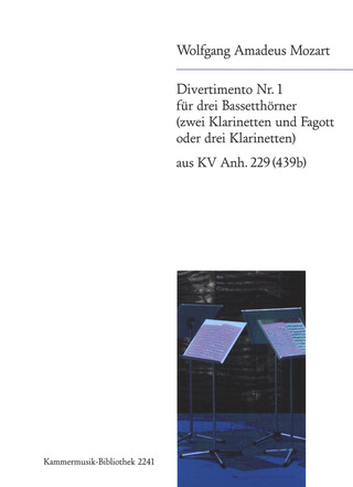 Wolfgang Amadeus Mozart: Divertimento Nr. 1 B-Dur Kvanh.229 (439b)