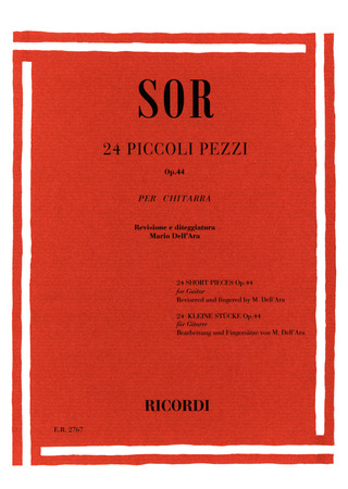 Fernando Sor - 24 Piccoli Pezzi Op. 44
