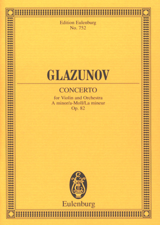 Alexander Glasunow - Konzert  a-Moll op. 82