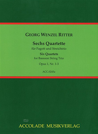 Georg Wenzel Ritter - Sechs Quartette 1
