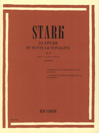 Robert Stark y otros. - 24 Studi in tutte le tonalità Op. 49