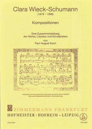Clara Schumann - Clara Wieck-Schumann – Kompositionen