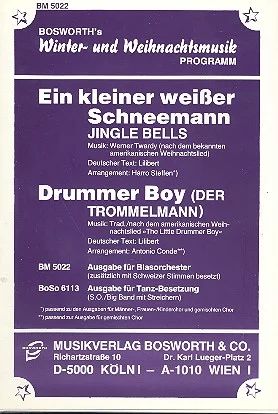 Werner Twardy - Ein kleiner weißer Schneemann / Drummer Boy