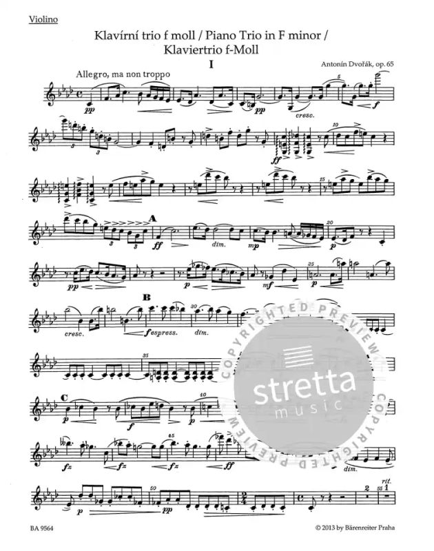 Antonín Dvořák - Klaviertrio f-Moll op. 65 (4)