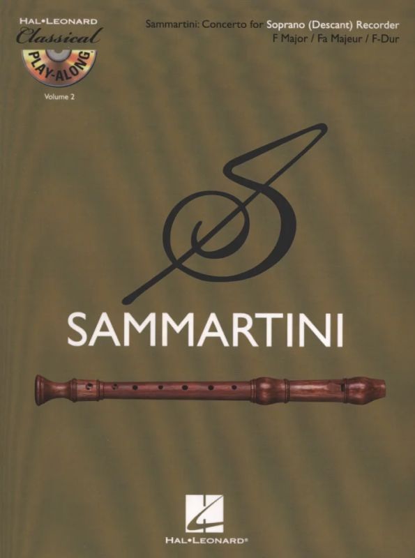 Giuseppe Sammartini - Concerto for Soprano (Descant) Recorder in F Major