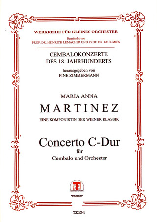Marianna von Martineset al. - Konzert C-Dur für Cembalo und Orchester
