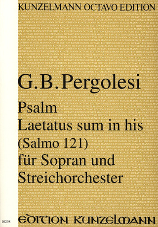 Giovanni Battista Pergolesi - Psalm Laetatus sum in his
