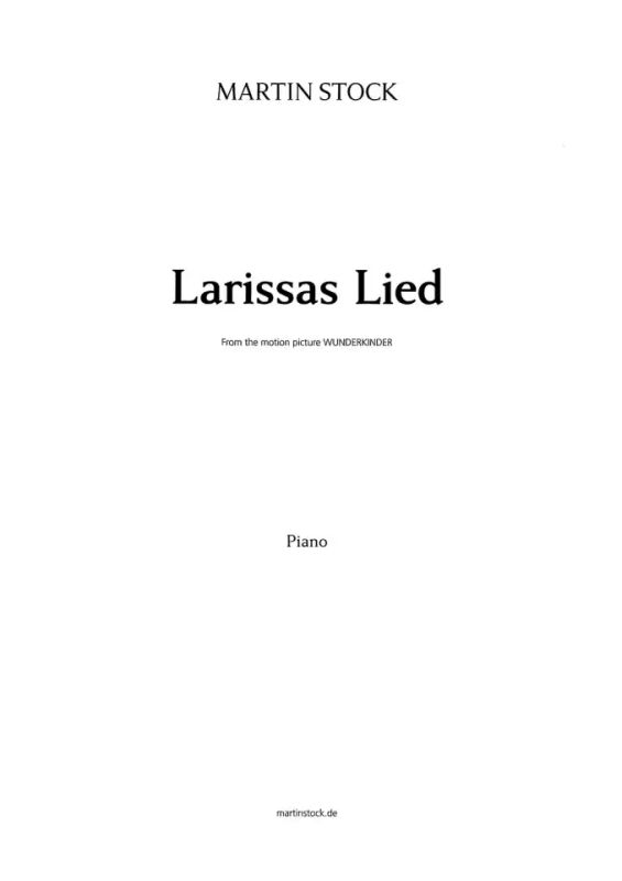 Martin Stock - Larissas Lied