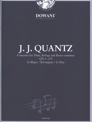 Johann Joachim Quantz - Concerto for Flute, Strings and BC QV 5 : 174 in G
