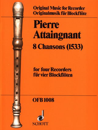 Pierre Attaingnant - 8 Chansons (1533)