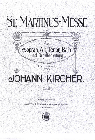 Kircher Johann - St Martinus Messe