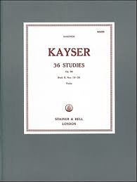 Heinrich Ernst Kayser - Thirty-Six Studies op. 20 – Book 2