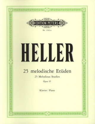 Stephen Heller - 25 Melodious Studies op. 45
