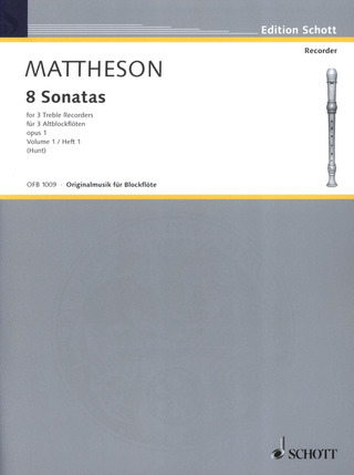 Johann Mattheson - 8 Sonaten op. 1