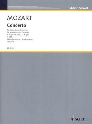 Wolfgang Amadeus Mozart: Concerto A-Dur KV 622