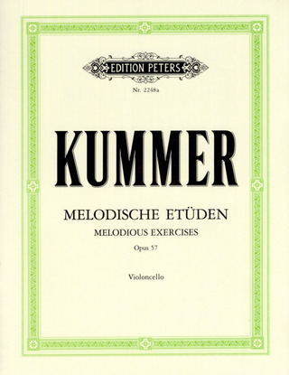 Friedrich August Kummer - Zehn melodische Etüden op. 57