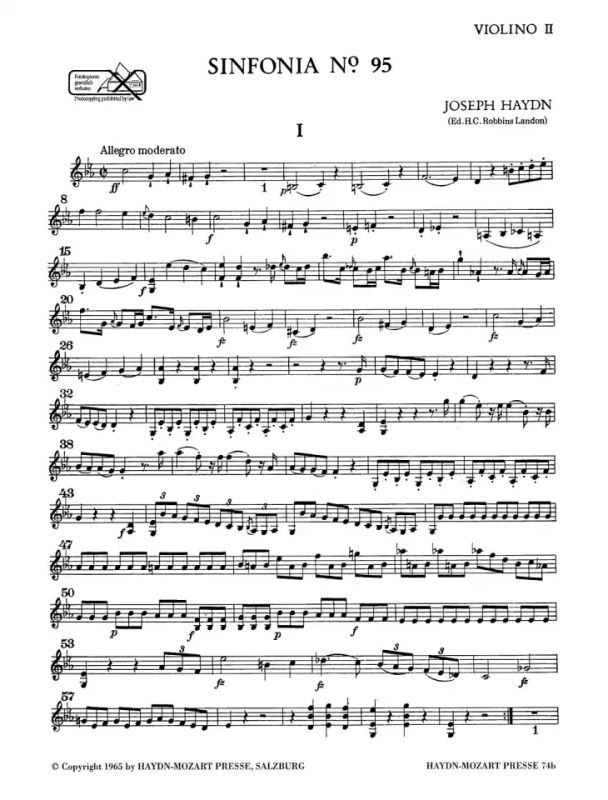 Joseph Haydn: Sinfonia Nr. 95 c-Moll (0)