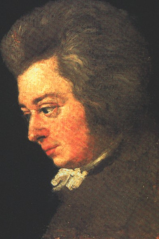 Postkarte Wolfgang Amadeus Mozart