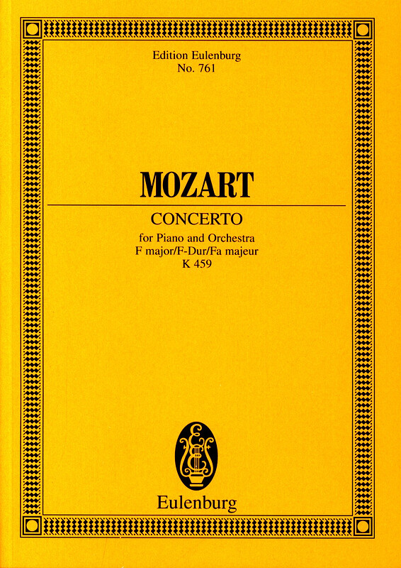 Wolfgang Amadeus Mozart - Konzert Nr. 19  F-Dur KV 459 (1784)
