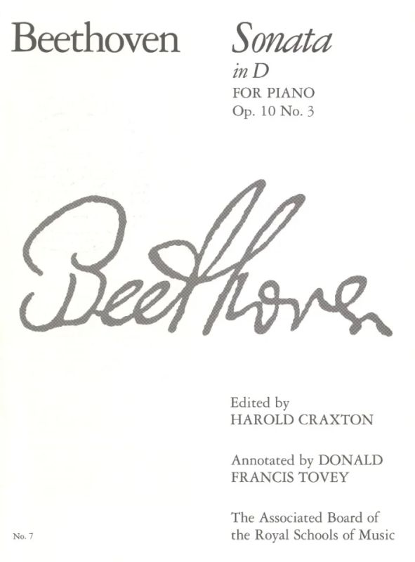 Ludwig van Beethoveny otros. - Sonata In D For Piano Op.10 No.3