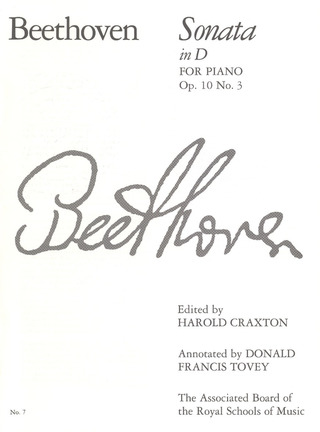 Ludwig van Beethovenm fl. - Sonata In D For Piano Op.10 No.3