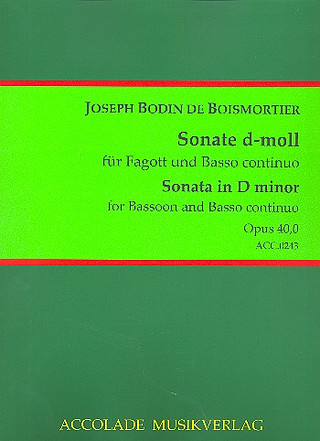 Joseph Bodin de Boismortier - Sonate d-Moll