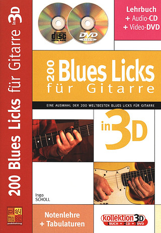 Ingo Scholl - 200 Blues Licks für Gitarre in 3D