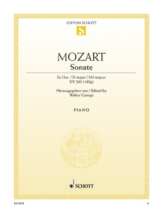 Wolfgang Amadeus Mozart - Sonata E flat Major