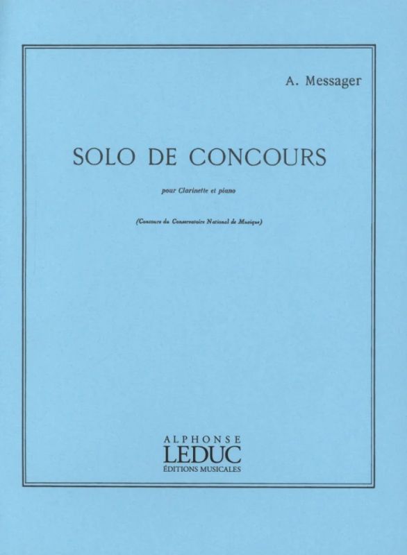 André Messager - Solo De Concours