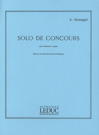 André Messager - Solo De Concours