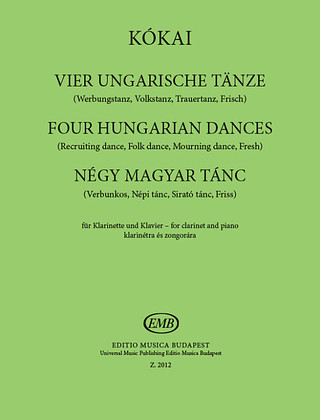 Rezsö Kókai - Four Hungarian Dances