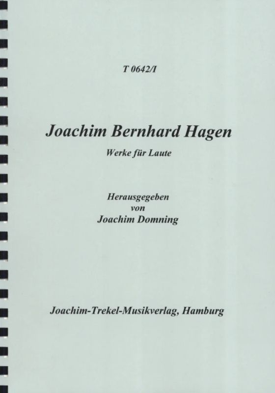 Hagen Joachim Bernhard - Werke Fuer Laute 1