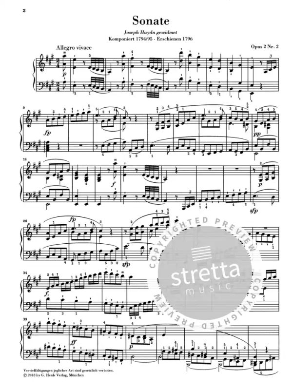 Ludwig van Beethoven: Piano Sonata No. 2 A Major (1)